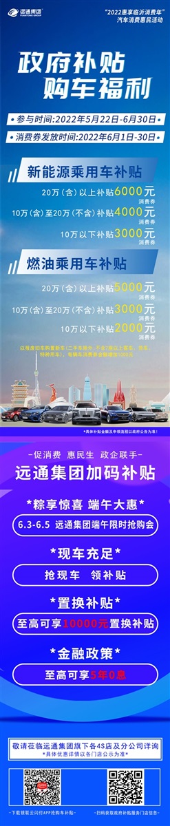 @臨沂人!政府購車補貼來了!#8782