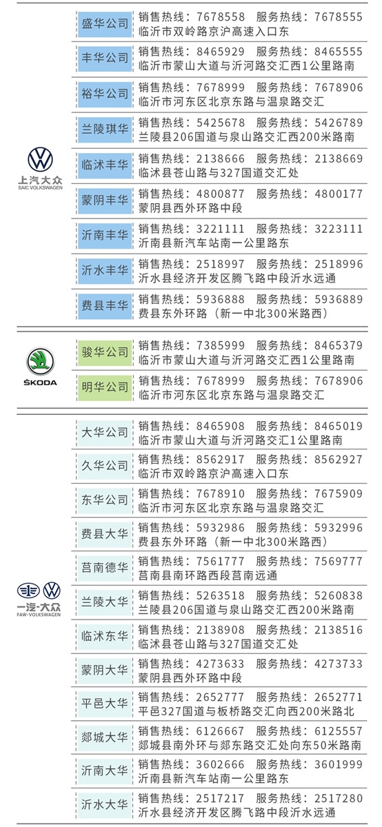 各（gè）品牌4S店服務熱線（xiàn）#11632